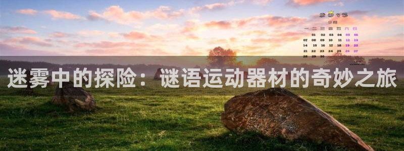 风速体育官网下载平台APP:迷雾中的探险:谜语运动器材的奇妙